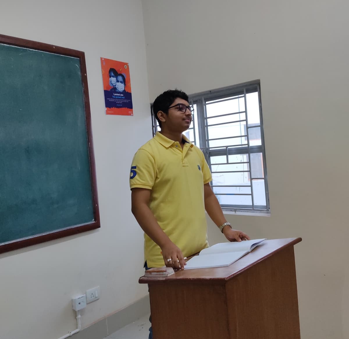 First year in college, speaking on some random shit
